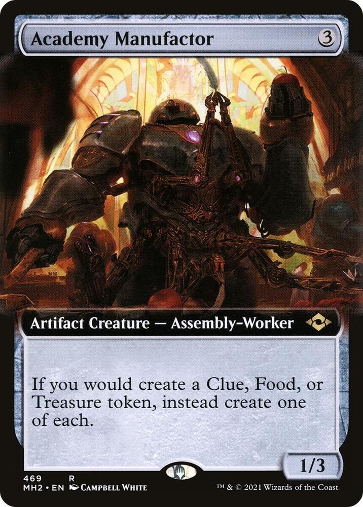 Academy Manufactor (Extended Art) 469 card from Modern Horizons 2