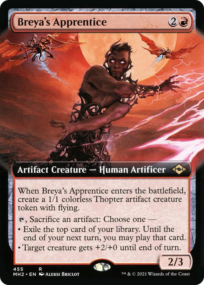Breya's Apprentice (Extended Art) 455 card from Modern Horizons 2