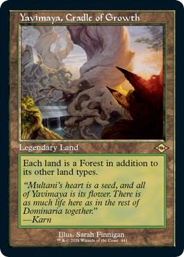 Yavimaya, Cradle of Growth (Retro Frame) (Foil Etched) 441 card from Modern Horizons 2