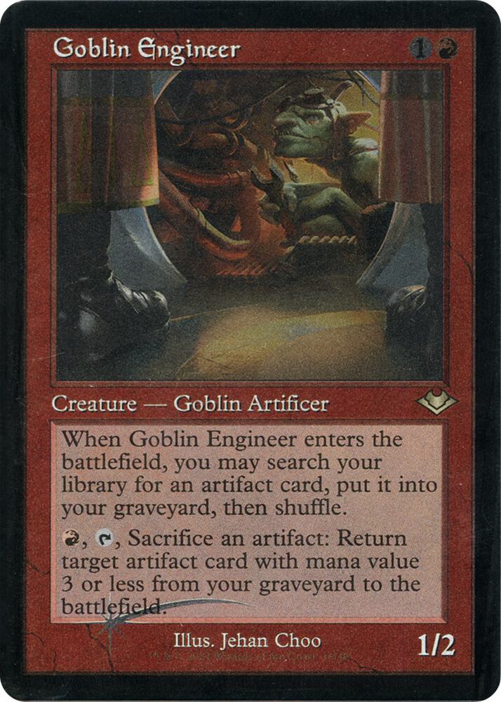 Goblin Engineer (Retro Frame) (Foil Etched) 16 card from Modern Horizons
