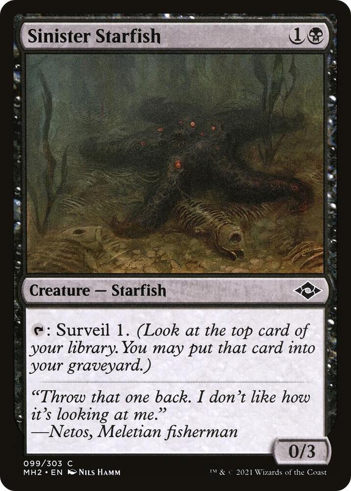 Sinister Starfish 99 card from Modern Horizons 2