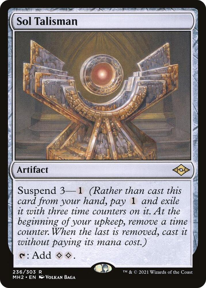 Sol Talisman 236 card from Modern Horizons 2