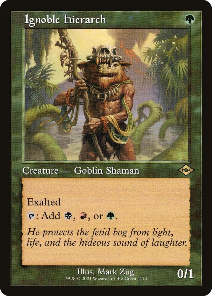 Ignoble Hierarch (Retro Frame) 414 card from Modern Horizons 2
