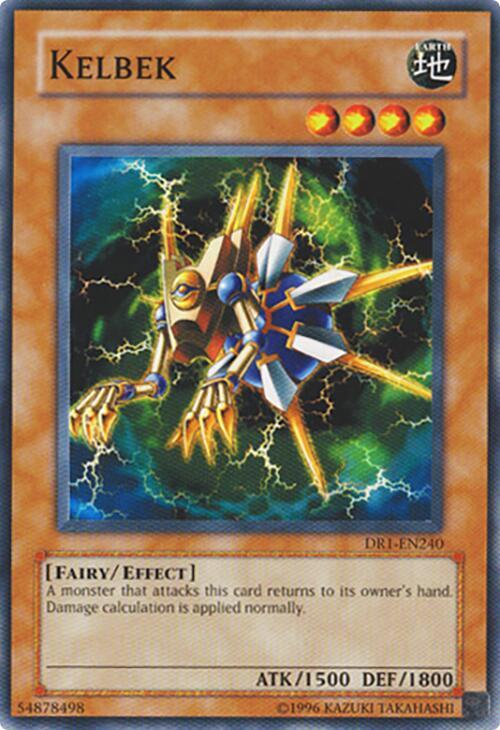 Kelbek DR1-EN240 card from Dark Revelation Volume 1
