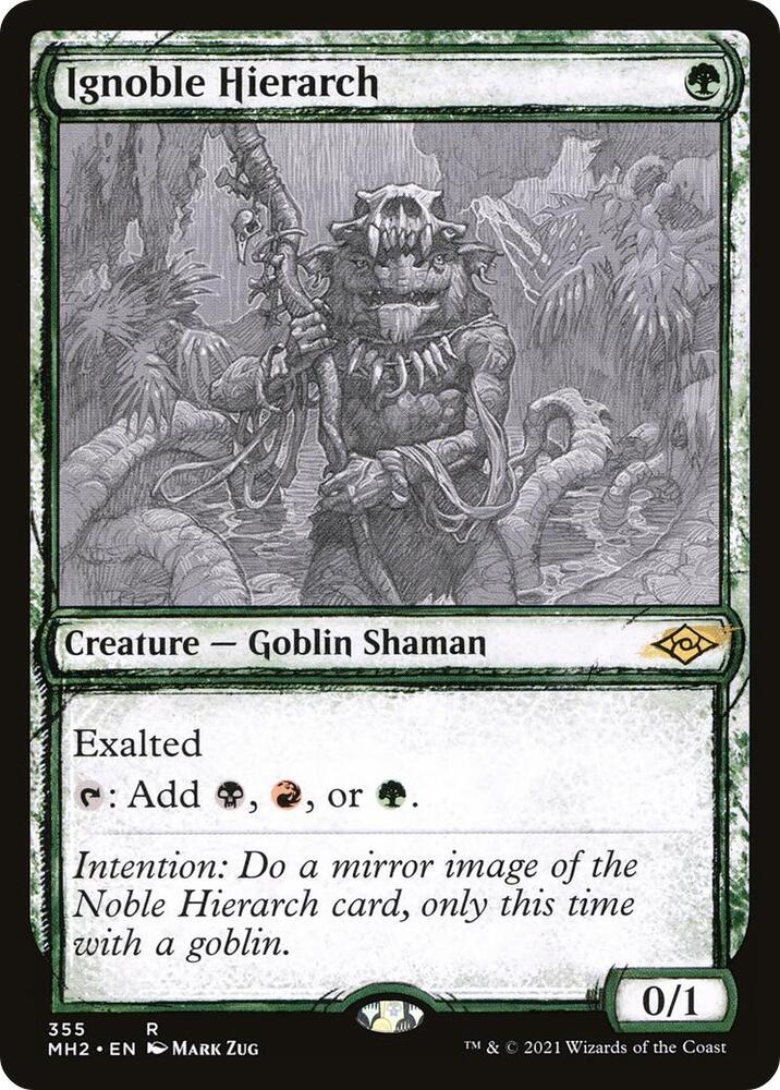 Ignoble Hierarch (Showcase) 355 card from Modern Horizons 2
