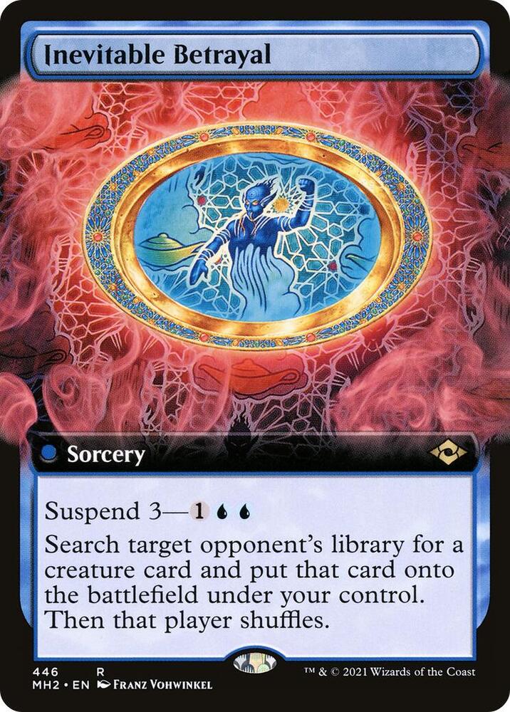 Inevitable Betrayal (Extended Art) 446 card from Modern Horizons 2