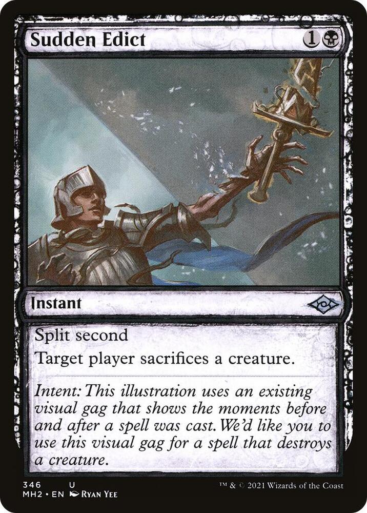 Sudden Edict (Showcase) 346 card from Modern Horizons 2