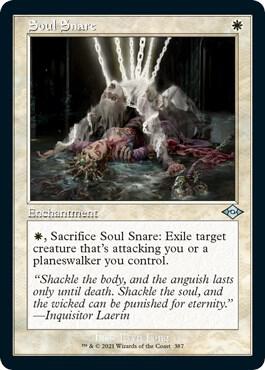 Soul Snare (Retro Frame) (Foil Etched) 387 card from Modern Horizons 2
