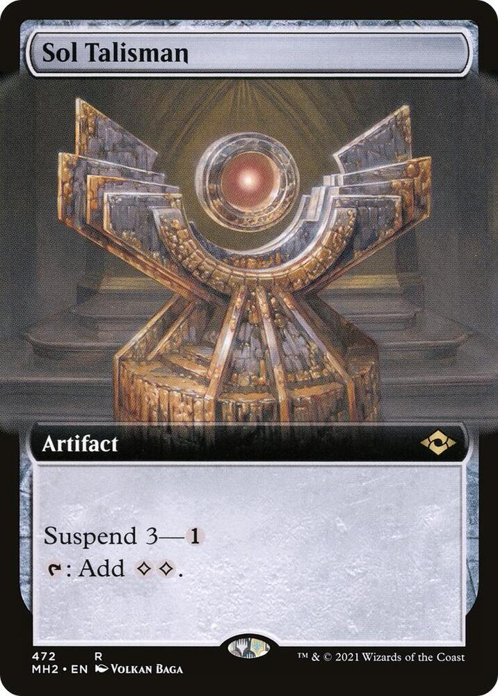 Sol Talisman (Extended Art) 472 card from Modern Horizons 2