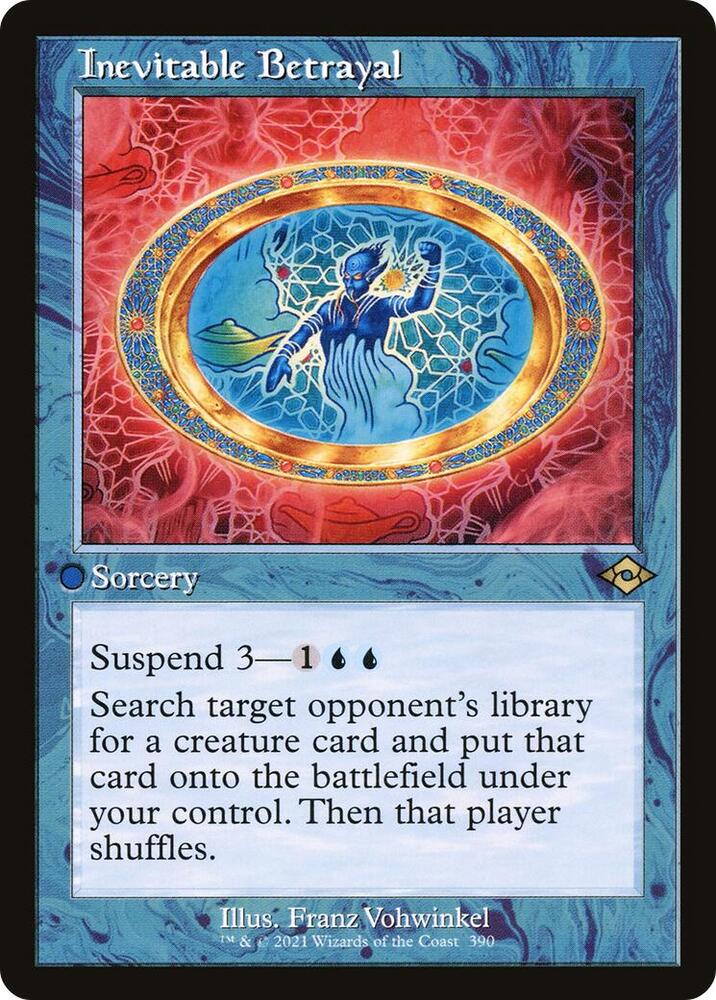 Inevitable Betrayal (Retro Frame) 390 card from Modern Horizons 2