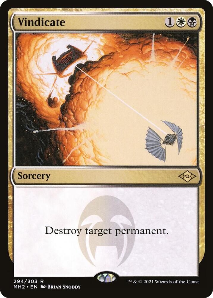 Vindicate 294 card from Modern Horizons 2