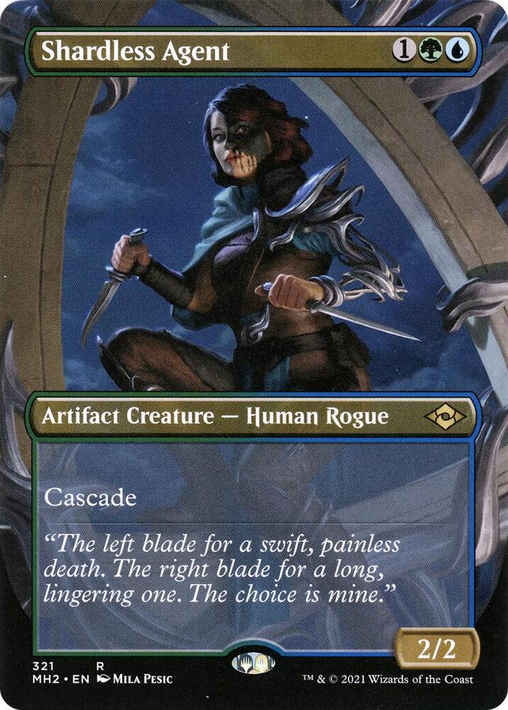 Shardless Agent (Borderless) 321 card from Modern Horizons 2