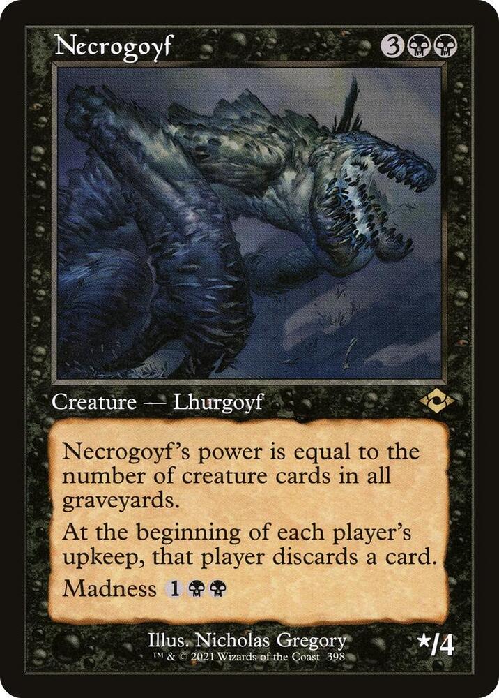 Necrogoyf (Retro Frame) 398 card from Modern Horizons 2