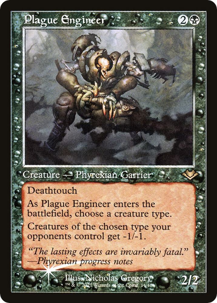 Plague Engineer (Retro Frame) 14 card from Modern Horizons