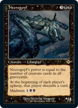 Necrogoyf (Retro Frame) (Foil Etched) 398 card from Modern Horizons 2
