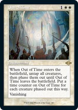 Out of Time (Retro Frame) (Foil Etched) 383 card from Modern Horizons 2