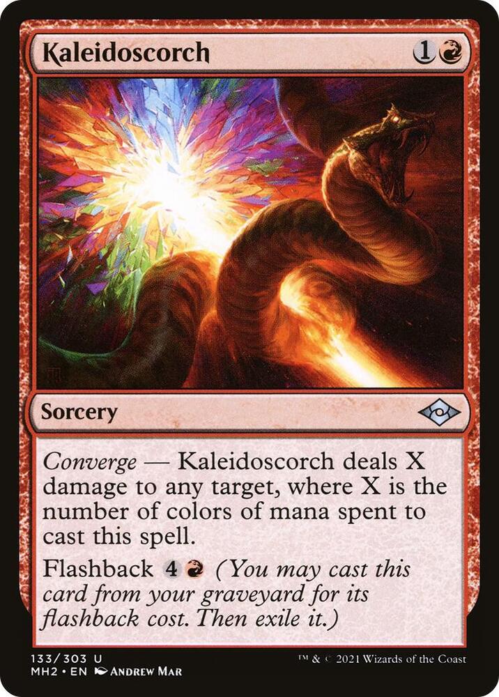 Kaleidoscorch 133 card from Modern Horizons 2