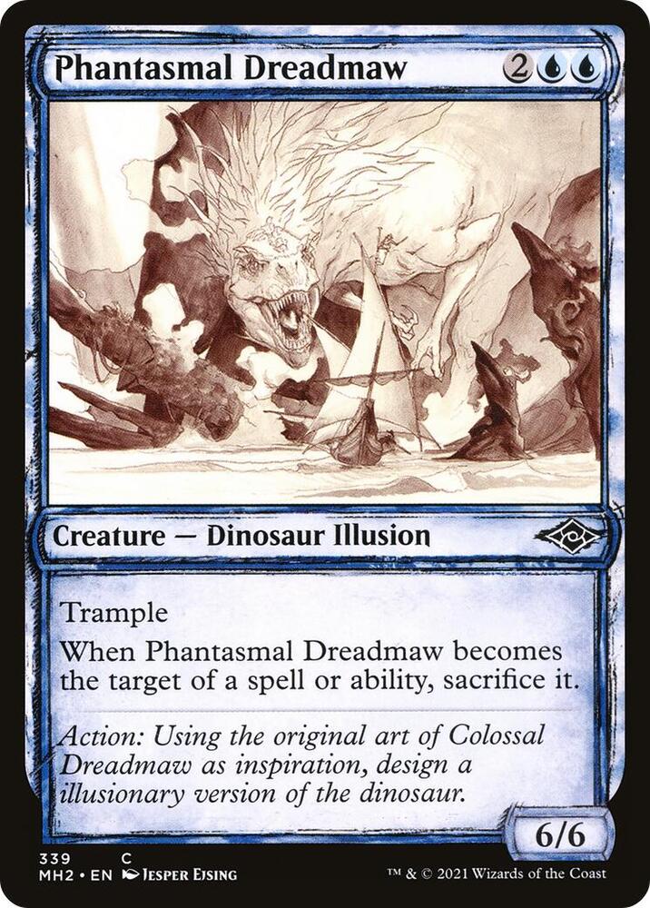 Phantasmal Dreadmaw (Showcase) 339 card from Modern Horizons 2