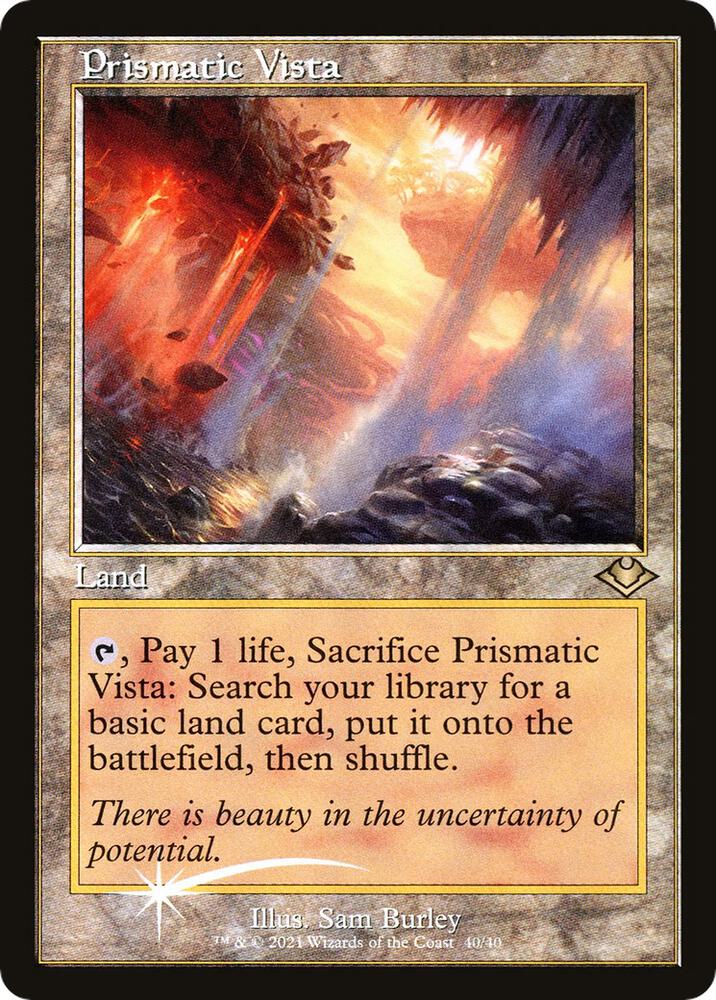 Prismatic Vista (Retro Frame) 40 card from Modern Horizons