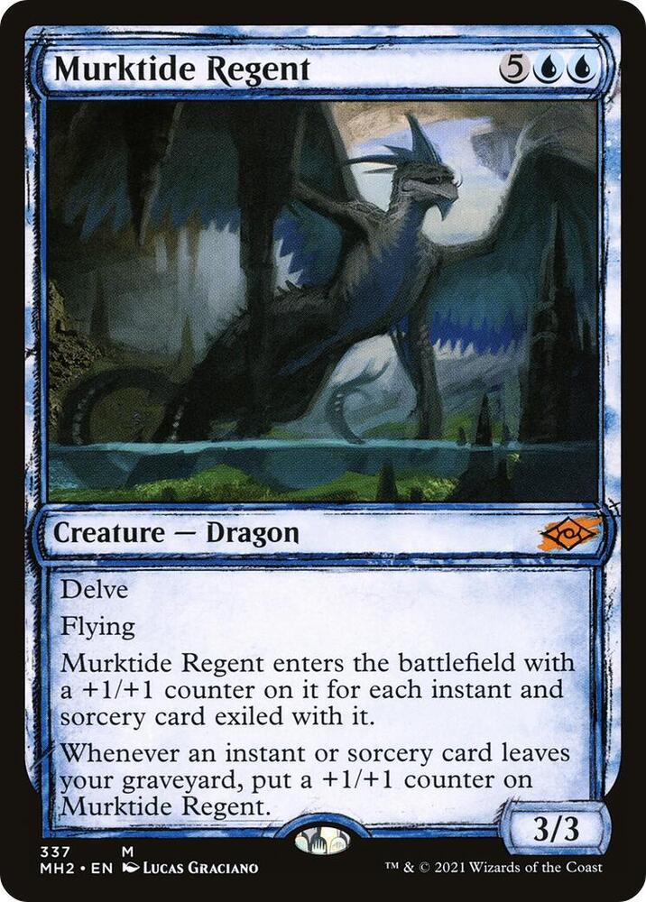 Murktide Regent (Showcase) 337 card from Modern Horizons 2