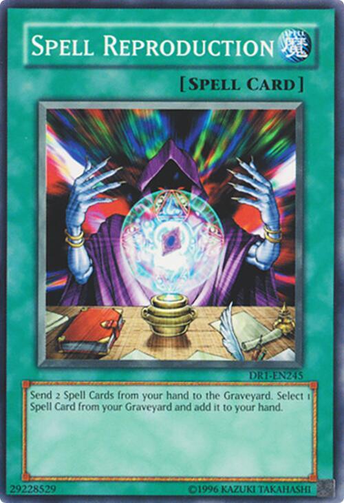 Spell Reproduction DR1-EN245 card from Dark Revelation Volume 1
