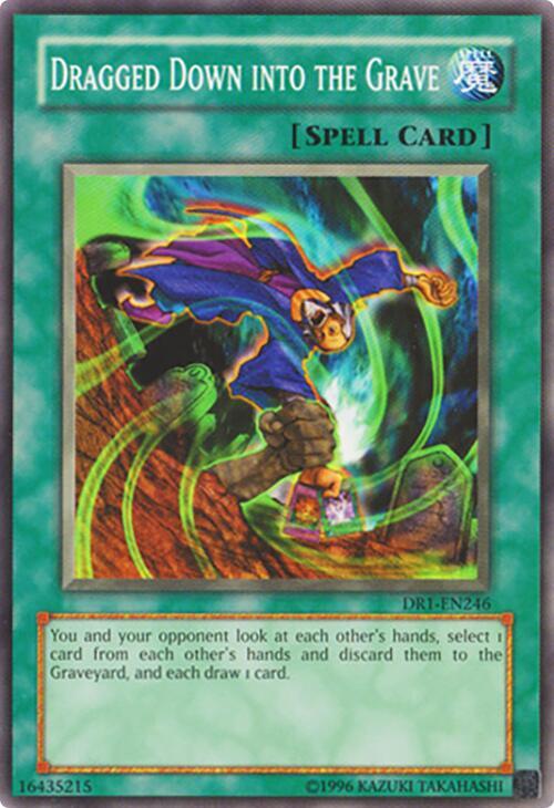 Dragged Down into the Grave DR1-EN246 card from Dark Revelation Volume 1