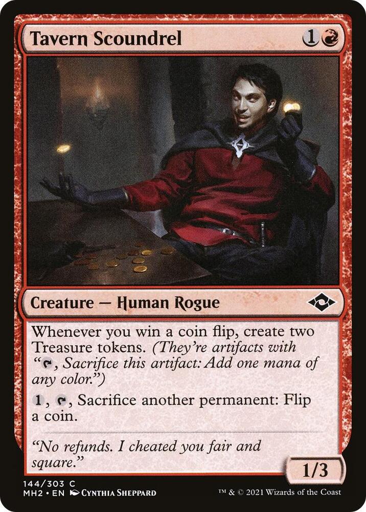 Tavern Scoundrel 144 card from Modern Horizons 2