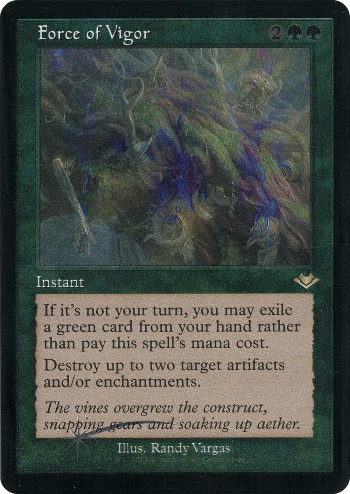Force of Vigor (Retro Frame) (Foil Etched) 21 card from Modern Horizons