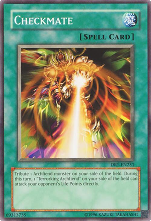 Checkmate DR1-EN251 card from Dark Revelation Volume 1