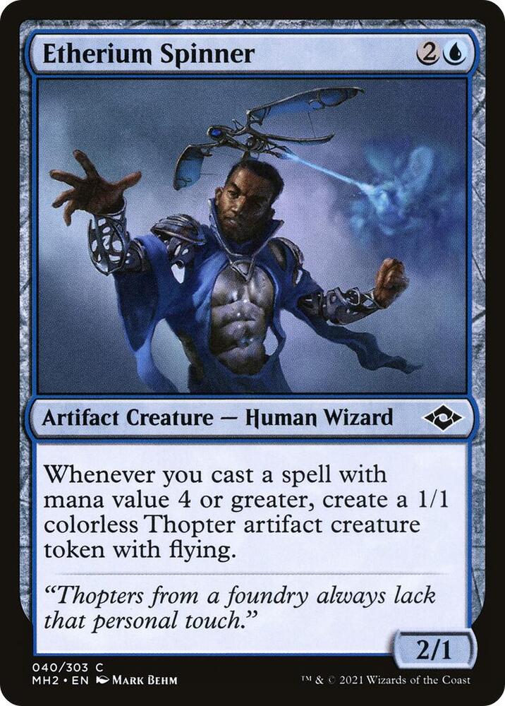 Etherium Spinner 40 card from Modern Horizons 2