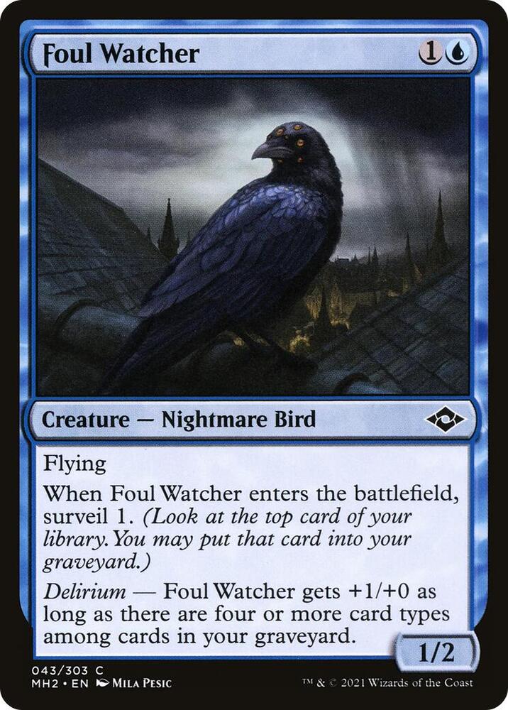 Foul Watcher 43 card from Modern Horizons 2