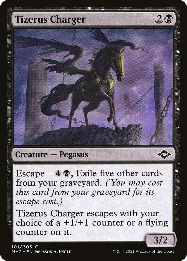 Tizerus Charger 101 card from Modern Horizons 2