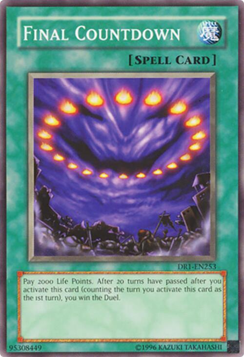 Final Countdown DR1-EN253 card from Dark Revelation Volume 1