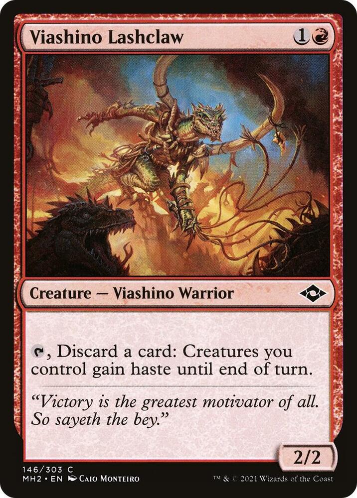 Viashino Lashclaw 146 card from Modern Horizons 2