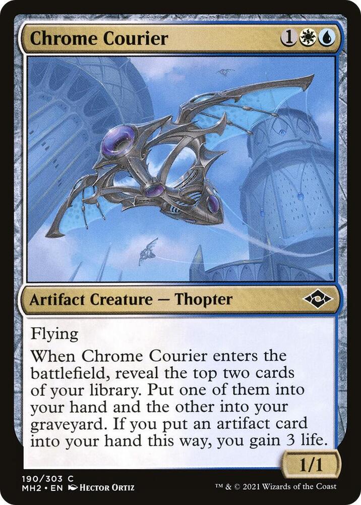 Chrome Courier 190 card from Modern Horizons 2