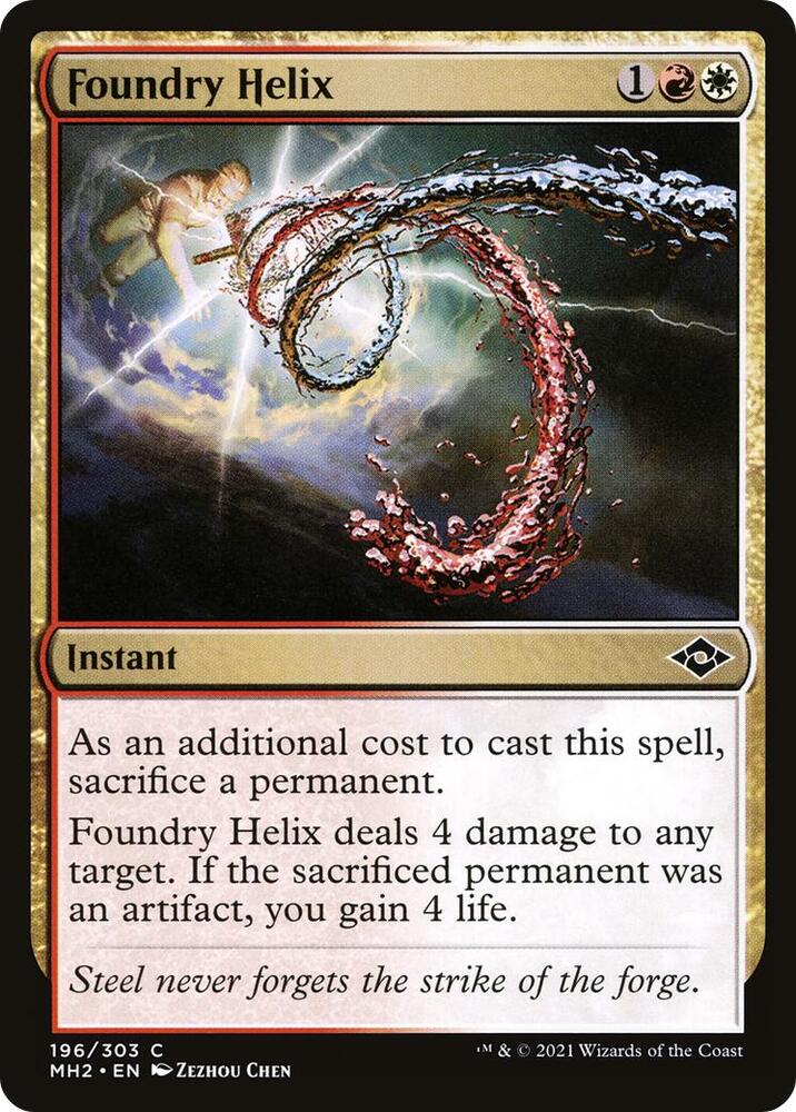 Foundry Helix 196 card from Modern Horizons 2