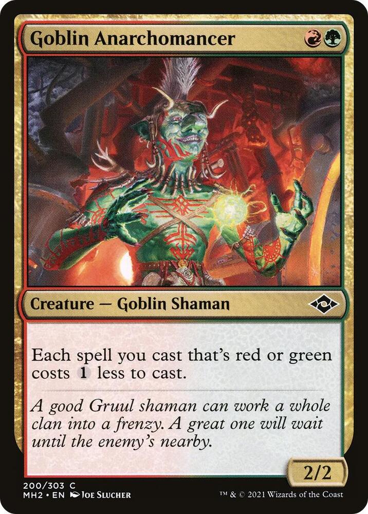 Goblin Anarchomancer 200 card from Modern Horizons 2
