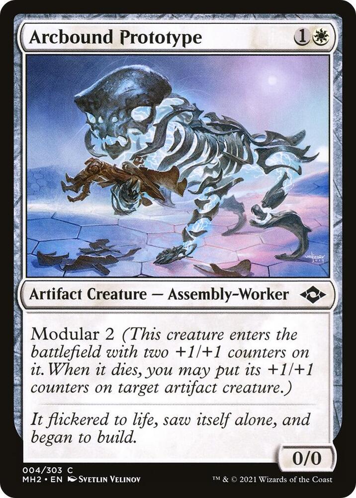 Arcbound Prototype 4 card from Modern Horizons 2