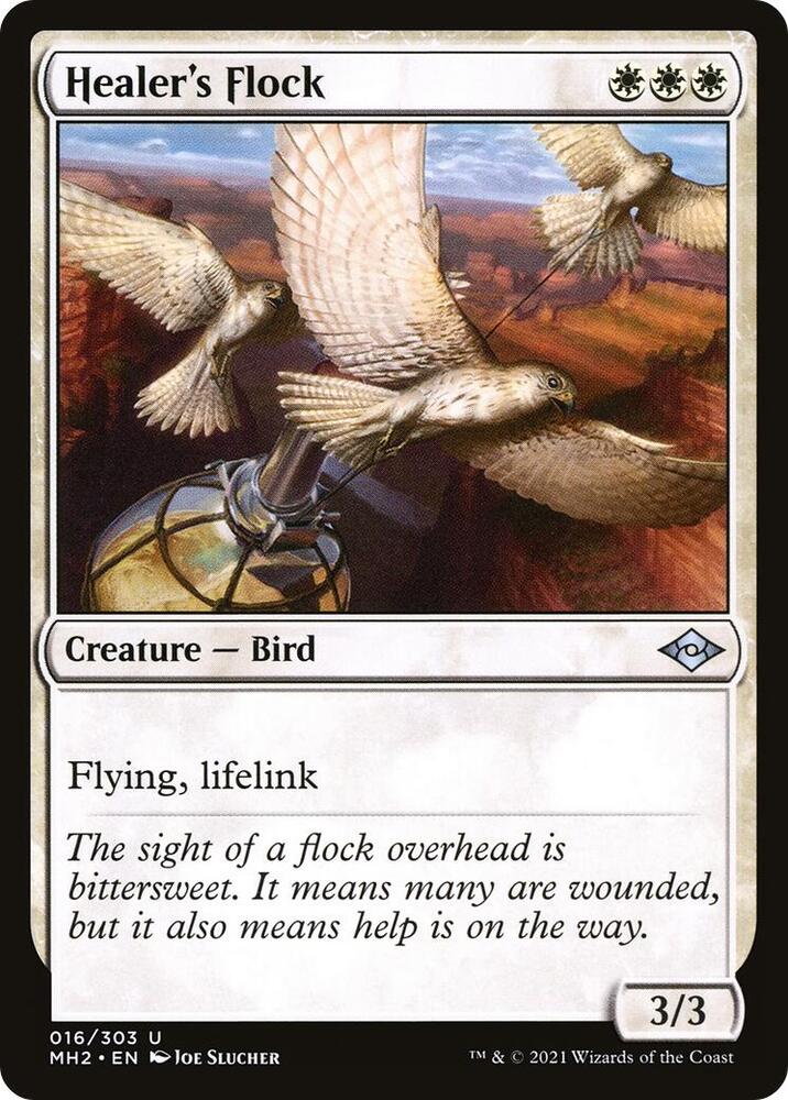 Healer's Flock 16 card from Modern Horizons 2