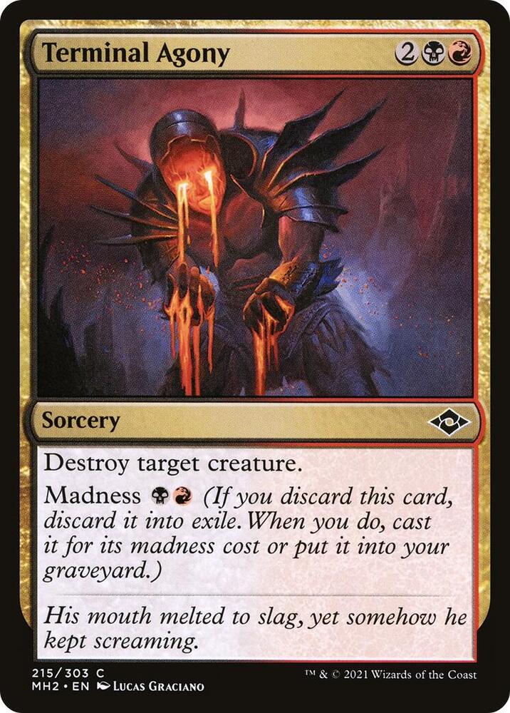 Terminal Agony 215 card from Modern Horizons 2