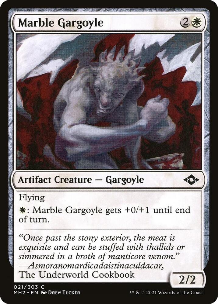 Marble Gargoyle 21 card from Modern Horizons 2