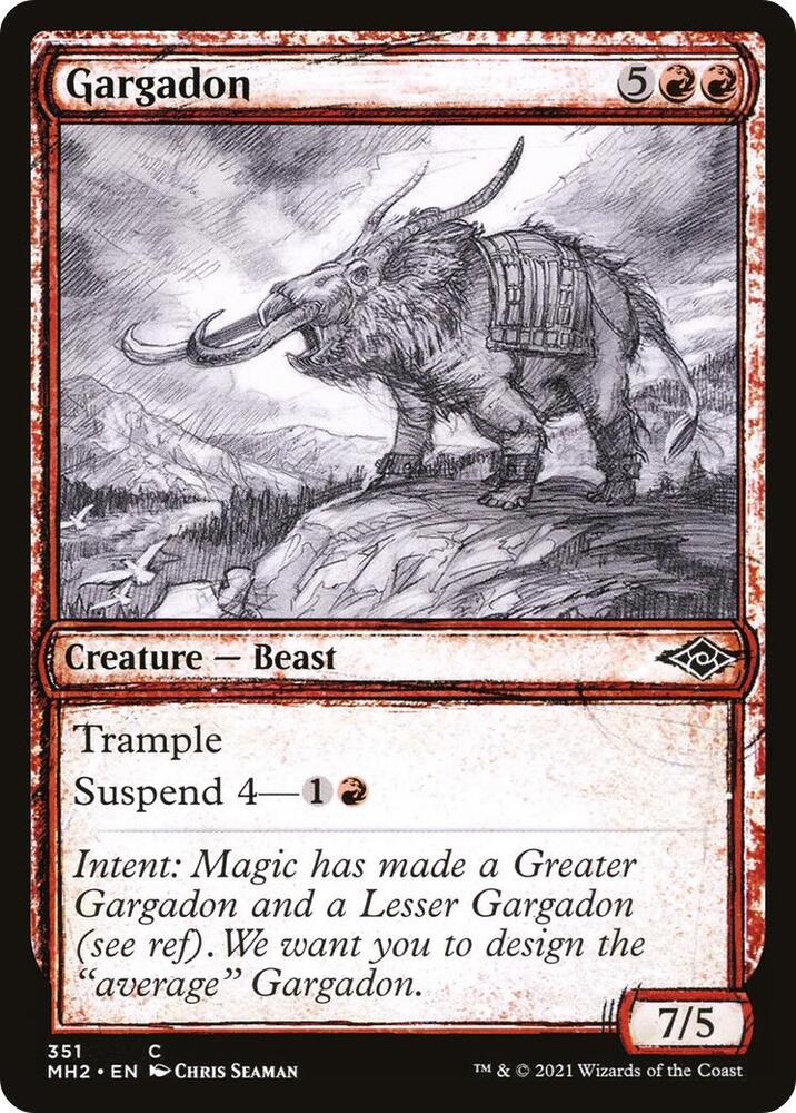 Gargadon (Showcase) 351 card from Modern Horizons 2