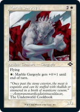 Marble Gargoyle (Retro Frame) (Foil Etched) 382 card from Modern Horizons 2