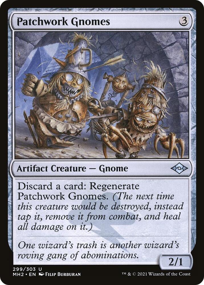 Patchwork Gnomes 299 card from Modern Horizons 2
