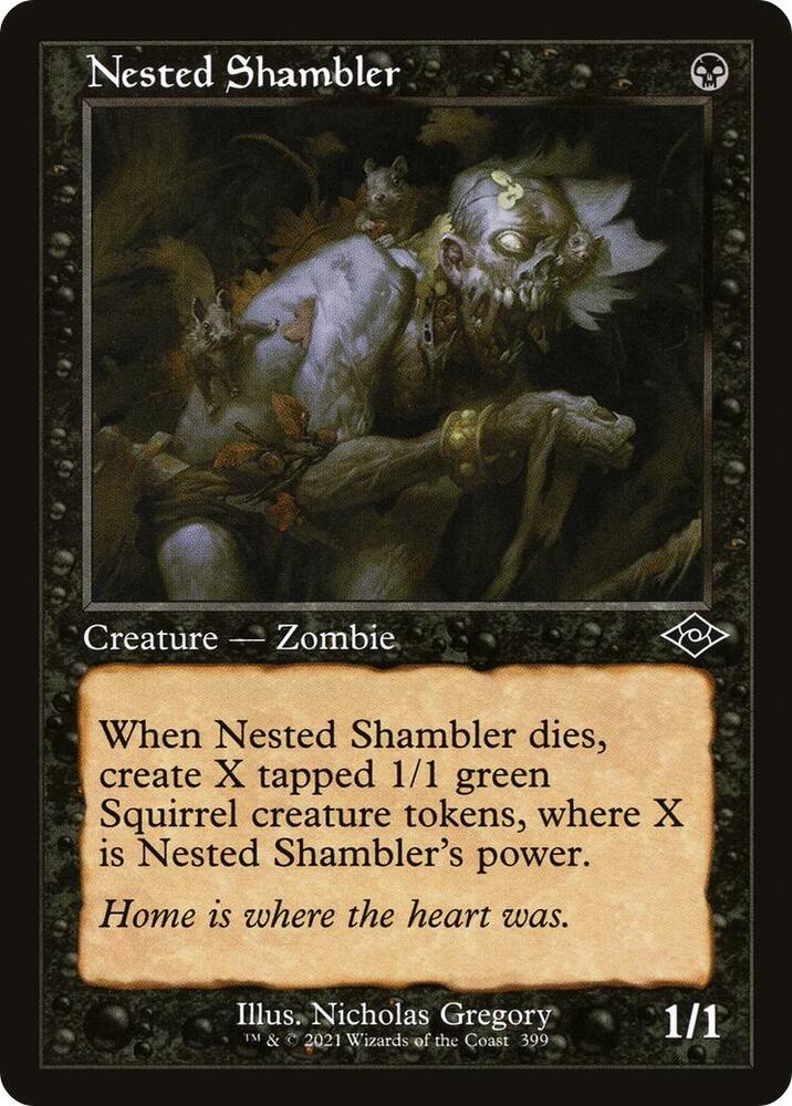 Nested Shambler (Retro Frame) 399 card from Modern Horizons 2