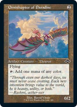 Ornithopter of Paradise (Retro Frame) (Foil Etched) 430 card from Modern Horizons 2