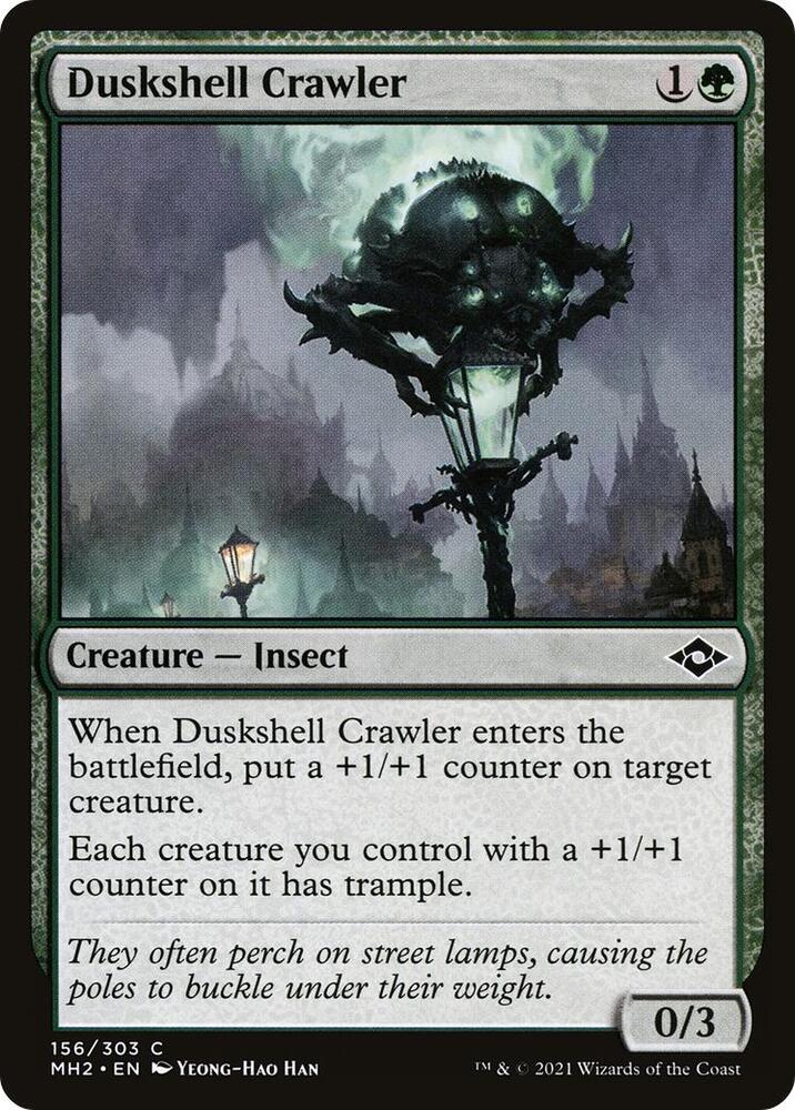 Duskshell Crawler 156 card from Modern Horizons 2