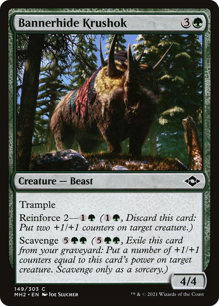 Bannerhide Krushok 149 card from Modern Horizons 2