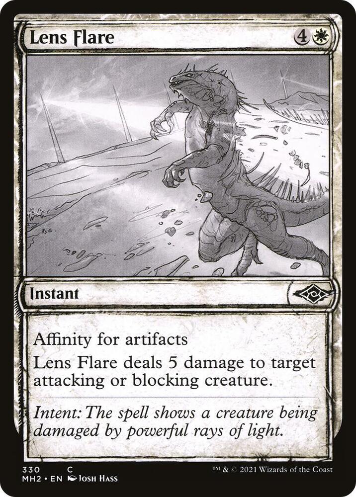 Lens Flare (Showcase) 330 card from Modern Horizons 2