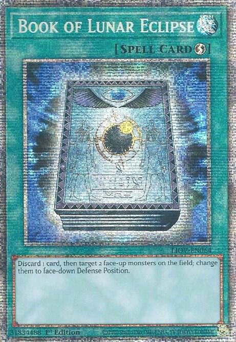 Book of Lunar Eclipse (Starlight Rare) LIOV-EN064 card from Lightning Overdrive